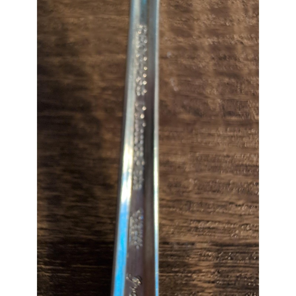 Vtge Fascination Silverplate Cold Meat Serving Fork Floral Scroll Pattern 8.5" - Picture 10 of 13